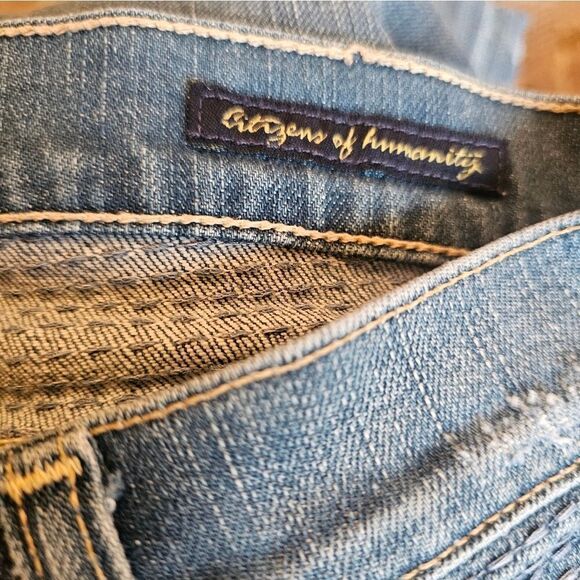 Citizens of Humanity flared jeans sz 28 with 30" inseam - Picture 7 of 7